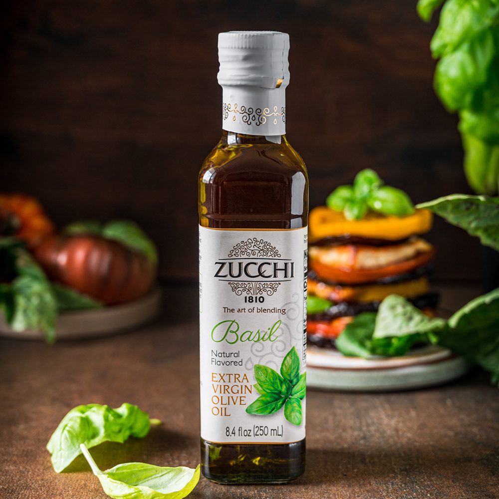 Basil Flavored Extra Virgin Olive Oil Zucchi US